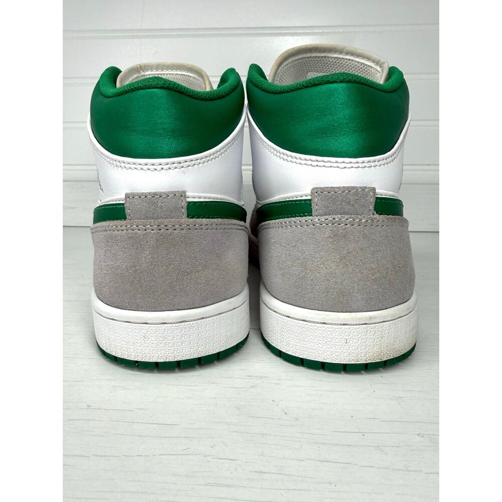 Air Jordan 1 Mid SE Grey Pine Green DC7294-103 Men’s Size 11 White Grey - Picture 4 of 8